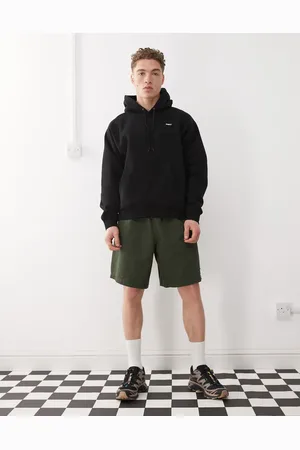 Obey Easy relaxed twill shorts in -Black