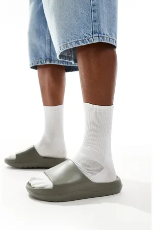 ASOS Chunky sliders in -Green