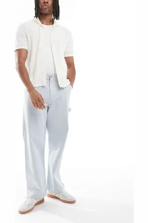 JACK & JONES Carpenter pants with stripe in blue