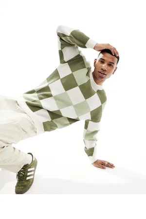New Look Checker crew jumper in