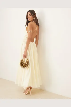 Bardot Arletha halter maxi dress in