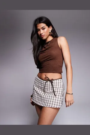 Princess Polly Bow detail mini skirt in