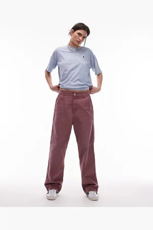 Carhartt Brandon loose fit single knee jeans in dusty pink