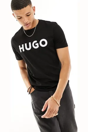HUGO BOSS HUGO Dulivio boyfriend fit logo t-shirt in