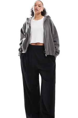 ASOS Curve straight leg pull on pants in