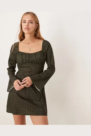 Kiss The Sky Polka dot mini dress in