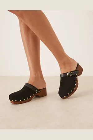 ASOS Miles closed-toe studded clogs in
