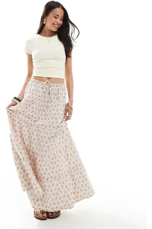 Cotton On Cotton On tiered maxi skirt in -Multi