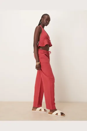 Iisla & Bird Skinny waist band beach pants in (part of a set)