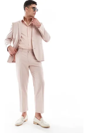 ASOS Straight cropped length suit pants in