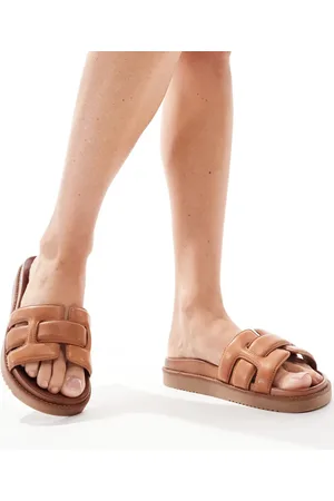 Aldo Wylalaendar padded footbed sandals in leather