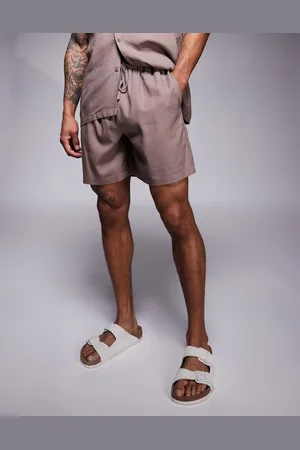 South Beach Drawstring beach shorts in (part of a set)-Neutral
