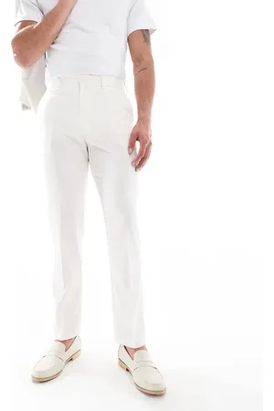 ASOS Slim suit pants in -White