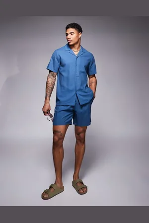 South Beach Drawstring beach shorts in navy