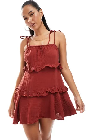 New Look Tiered midi sundress in