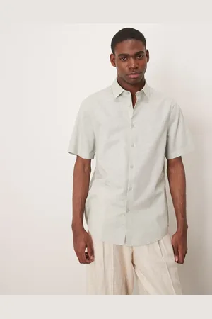 ASOS Formal linen blend regular shirt in
