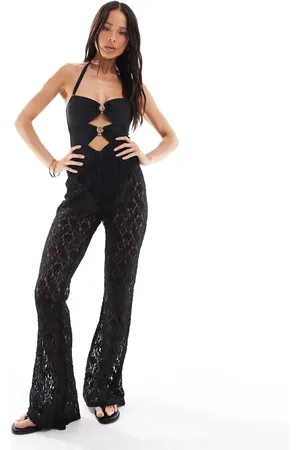 ONLY Lace flares pants in