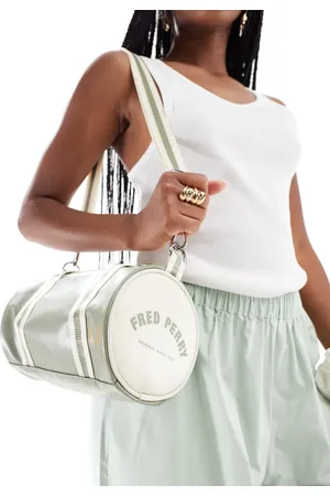 Fred Perry Mini barrel bag in green