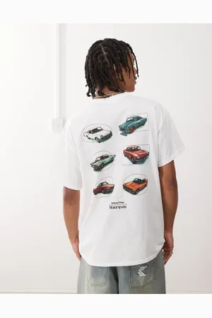 Reclaimed Oversized t-shirt with back car print in