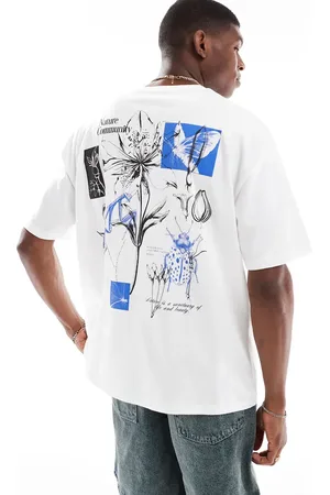 ASOS Oversized t-shirt with floral graphic in