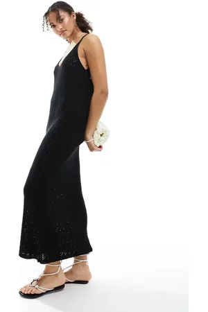 New Look Crochet maxi beach dress in