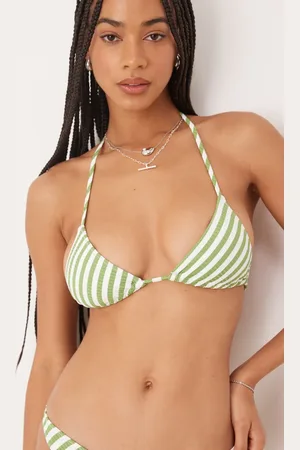 & OTHER STORIES Halter triangle bikini top in