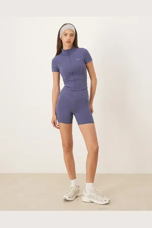Tala SkinLuxe V Waist Shorts in blue