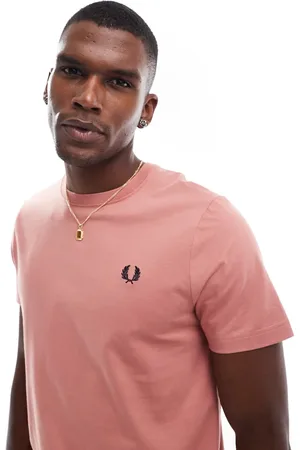 Fred Perry Crew neck t-shirt in pink
