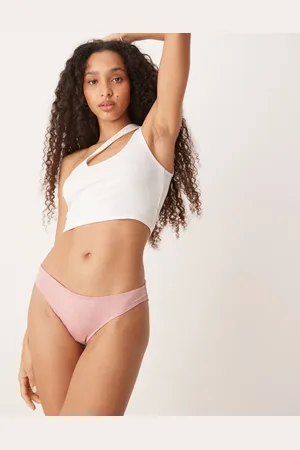 Free People Happier than ever tanga briefs in pink