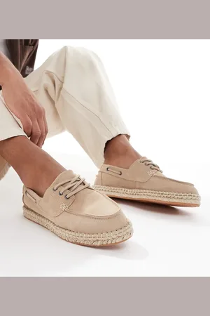 Pull&Bear Faux suede boat shoes in -Neutral