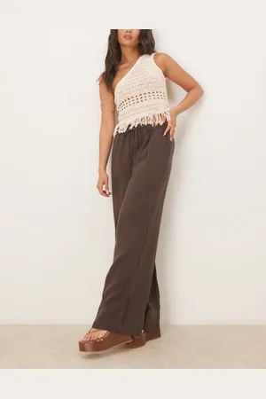 Gina Tricot Wide leg linen pants in