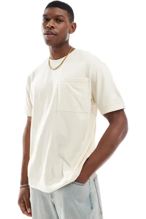 Another Influence Oversized seam detail t-shirt in -White