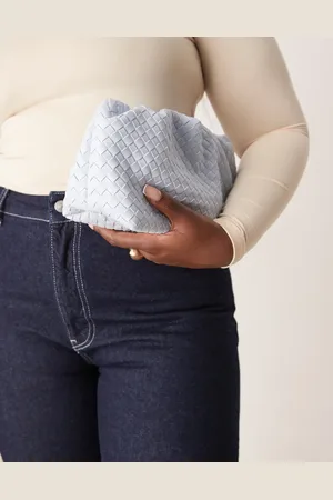 Glamorous Woven clutch bag in