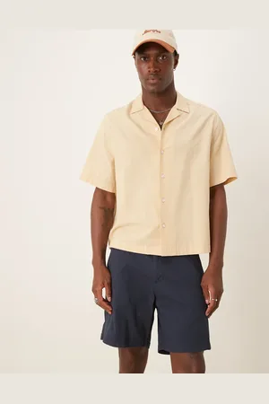 ASOS Mid length pull on chino shorts in