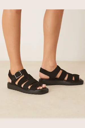 Calvin Klein Gladiator style sandals in black