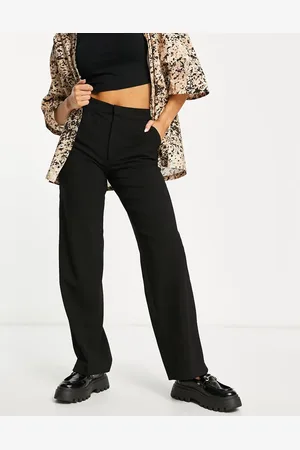 Pull&Bear Mid waist loose fitting pants in