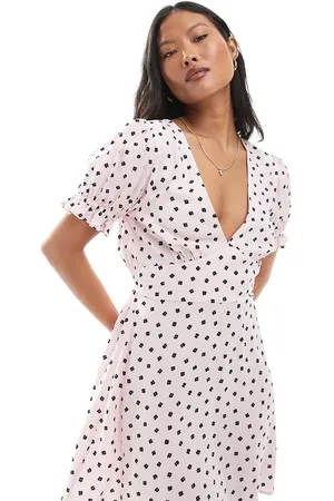 Miss Selfridge Mini tea dress in spun in print