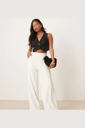 JDY Wide leg tailored pants in