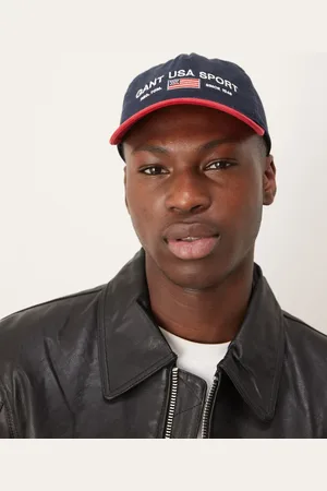 GANT USA Sport logo baseball cap in navy
