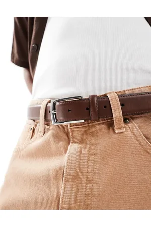 River Island Essential belt in brown