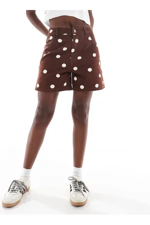 ASOS Dad shorts in polka dot