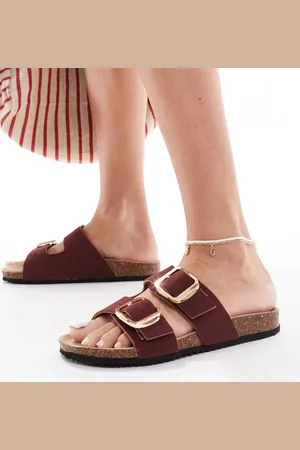 New Look Double strap sandals in -Red