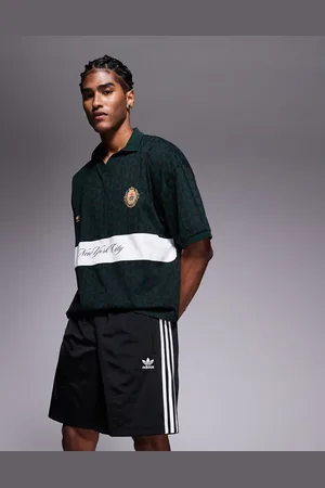adidas Firebird shorts in black