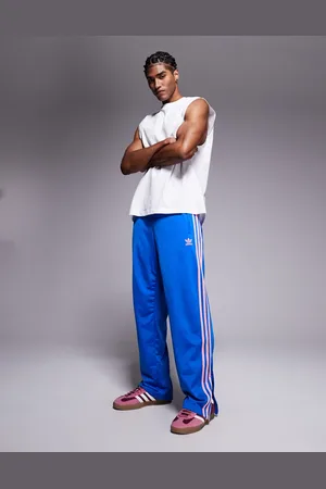adidas Firebird track pants in blue