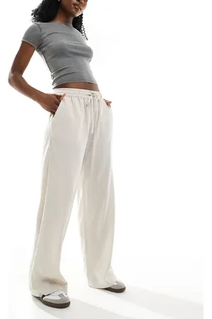 Cotton On Cotton On Haven wide leg linen-look pants in -Neutral