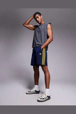 adidas Firebird shorts in navy