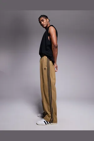 adidas Firebird track pants in beige-Neutral