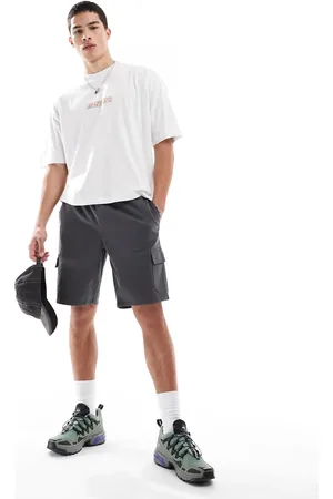 ASOS Slim fit cargo shorts in -Grey