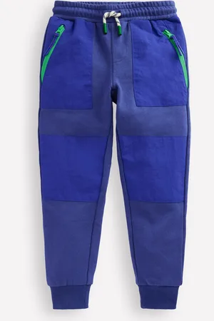 Boden Warrior Knee Joggers-Medieval Blue Boys