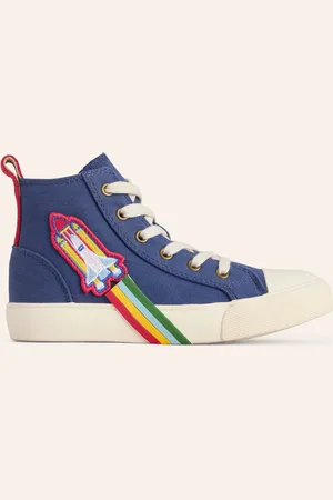 Boden Canvas High Tops-Starboard Rocket Boys